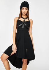 Stud Harness Midi Dress