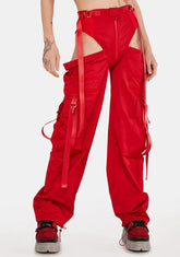 Red Panty Trousers