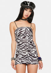 Wild Side Pleated Mini Dress