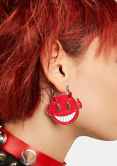 Angelic Inferno Drop Earrings