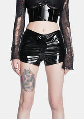 Bad Things Vinyl Shorts