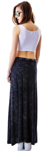 Open Road Stone Wash Maxi Skirt
