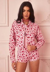 Love Surrounds Me Trucker Jacket