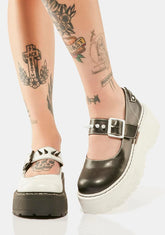 Rollercoaster Ride Mismatched Mary Janes