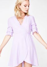 Smell The Roses Wrap Dress