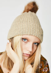 Warm Up Pom-Pom Beanie