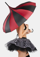 Scarlet Weather The Storm Pagoda Umbrella