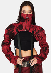 Modulation Red Acid Wash Puffer Shrug