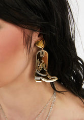 The Dolly Cowboy Boot Earrings