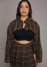 Plus Be My Boy Toy Cropped Shirt