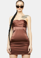 Club Dreams Satin Mini Dress