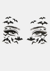 Creep In The Night Face Stickers