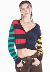 Hey Home Skillet Striped Cardigan
