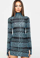 Into The Matrix Bodycon Dress