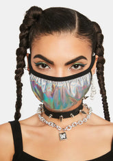 Liquid Dreams Holographic Face Mask