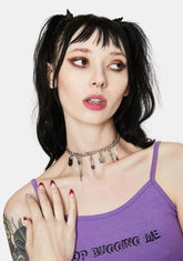 Cry On My Shoulder Charm Necklace