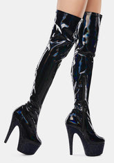 Bejeweled-3000-7 Thigh High Boots