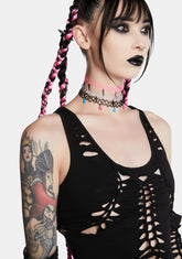 Rave 'Til Dawn Tattoo Choker Set