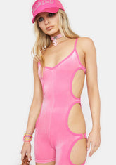 Diva I Bodied That Velour Romper