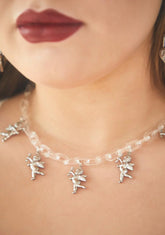 Angel Love Acrylic Necklace