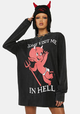 Devil's Day Off Oversized Tee