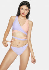 All Wrapped Up Two-Tone Bikini Set