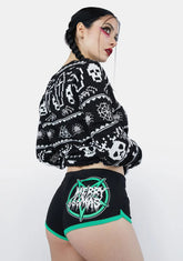 Merry 666mas Dolphin Booty Shorts