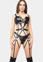 Sweet Spot Harness Lingerie Set