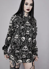 Trading Nightmares Oversized Sweater