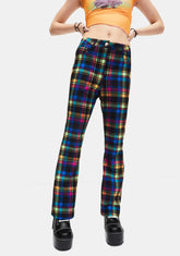 Into The Groove Plaid Pants