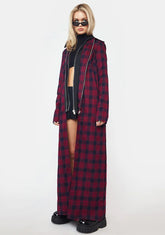 Do My Own Stunts Flannel Duster