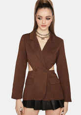 Try Something New Cutout Blazer