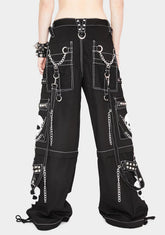 White Super Skull Pants