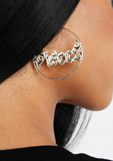 Deeply Me Pisces Hoop Earrings