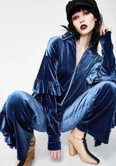 Velour All In One Jumpsuit