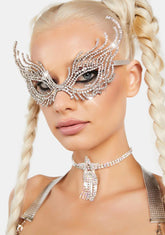 All That Glitters Rhinestone Eye Mask