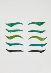 Green Attention Grabber Eyeliner Stickers