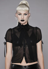 Worst Enemy Chiffon Blouse