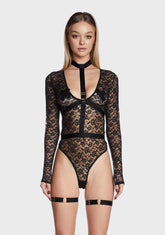 Up To My Neck Teddy Choker Set