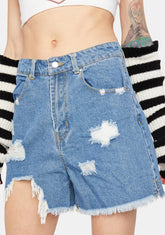 Sky Miss Renegade Denim Shorts