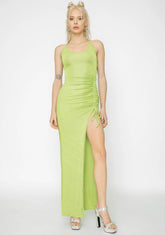 Green Halley Maxi Dress