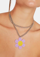 Grape Stay Groovy Layered Necklace