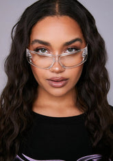Let Ur Guard Down Clear Sunglasses