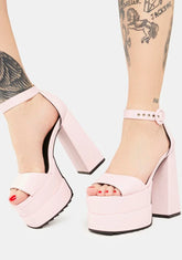 Pink Just Coz Platform Sandals