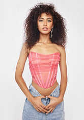 Sweet Fairy Chateau Organza Corset Top