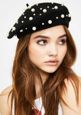 School Of Sass Pearl Beret