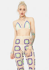 Sun Dazer Crochet Pant Set