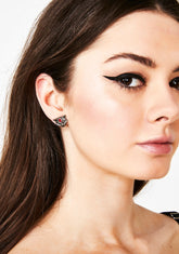 Sacred Cat Stud Earrings