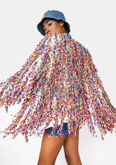 Show Your Flare Shaggy Cardigan