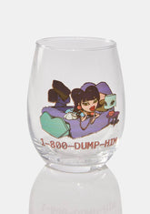 x Bratz Dump Him 20 Oz Wine Glass